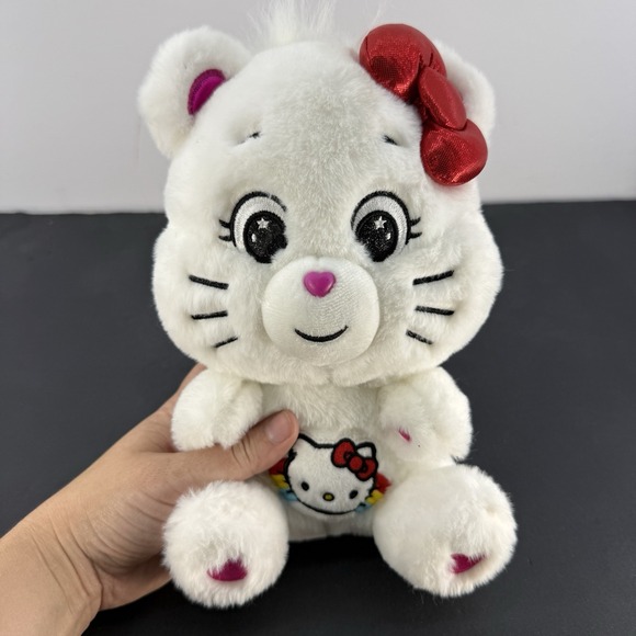Basic Fun Other - Basic Fun Hello Kitty x Care Bears White Plush Stuffed Animal Collectible 2023